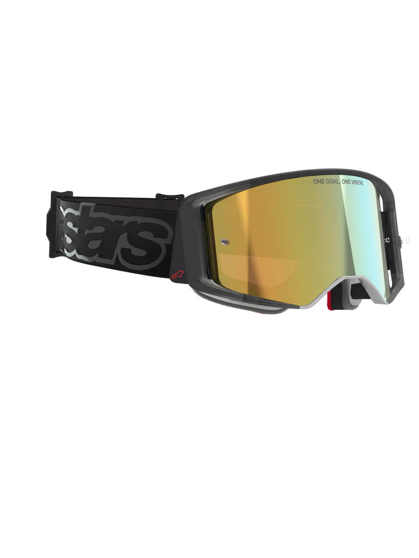 Alpinestars Supertech Vision Goggle - Vista - Black - Gold Mirror Lens