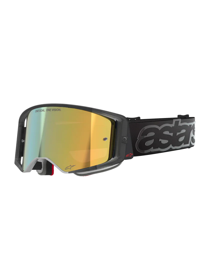 Alpinestars Supertech Vision Goggle - Vista - Black - Gold Mirror Lens