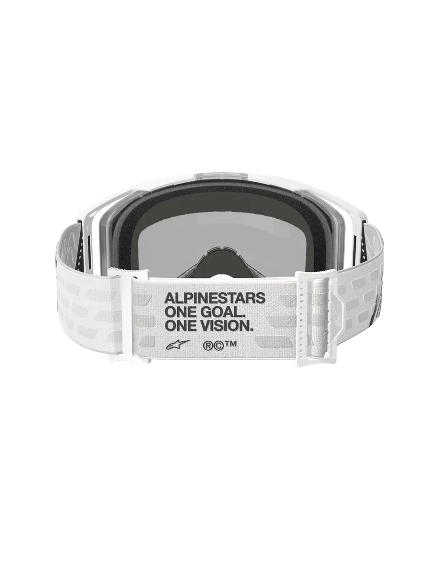 Alpinestars Vision 8 Goggle - Corp - White - Silver Mirror Lens
