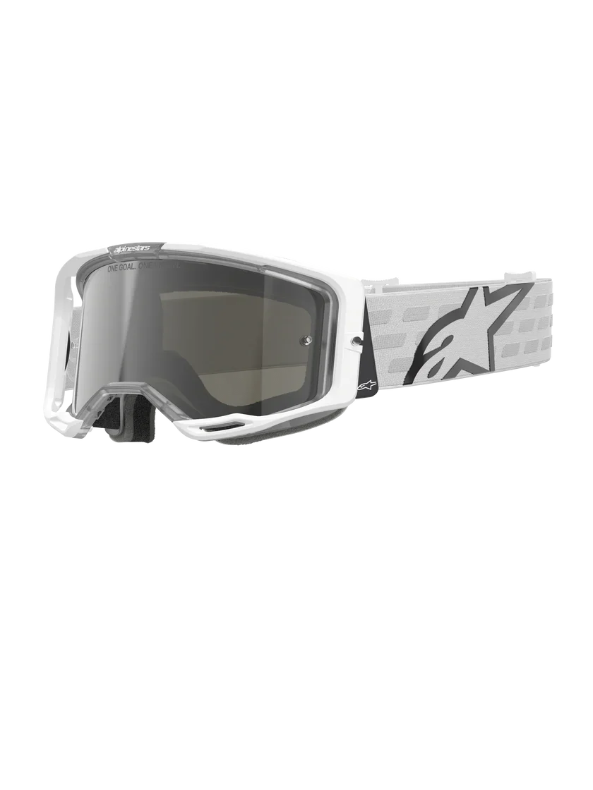 Alpinestars Vision 8 Goggle - Corp - White - Silver Mirror Lens
