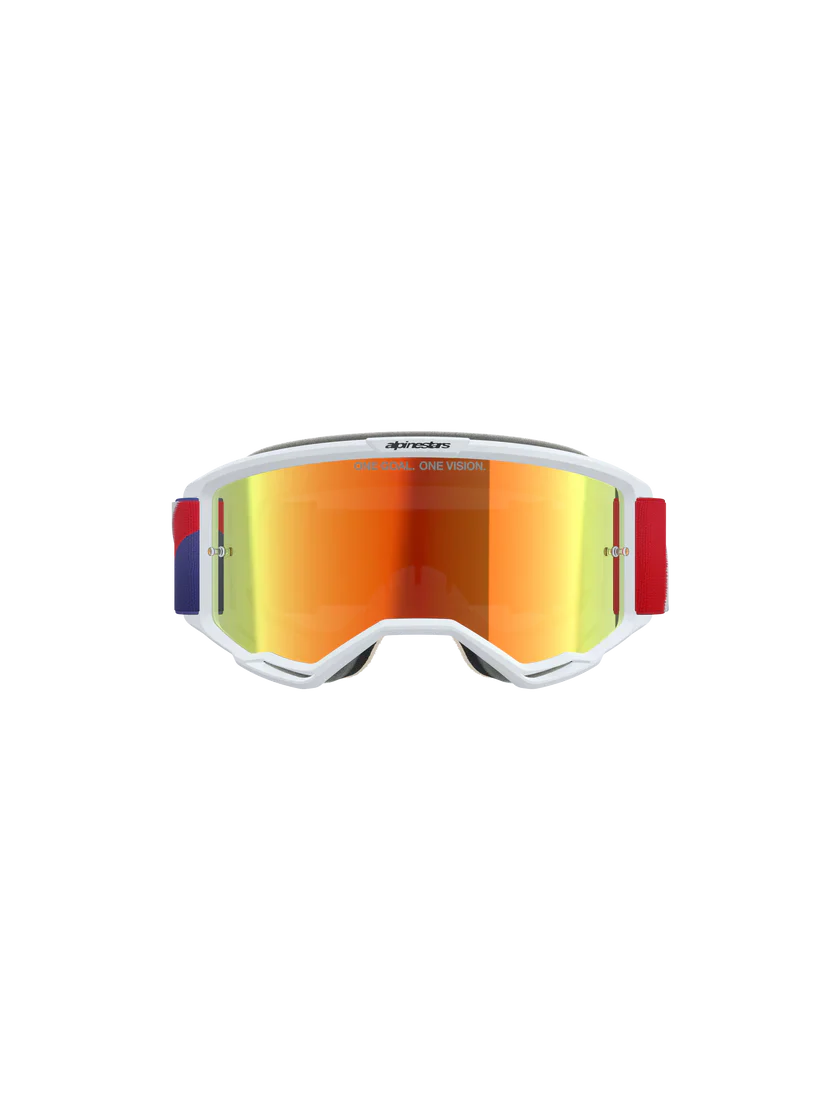 Alpinestars Vision 5 Goggle - Corp - Red/Purple - Red Mirror Lens