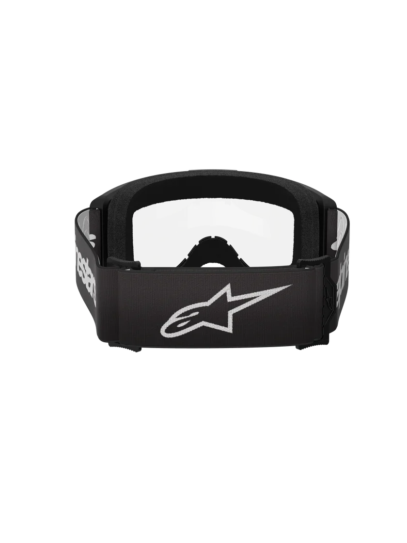 Alpinestars Vision 3 Goggle - Wordmark - Black - Clear Lens