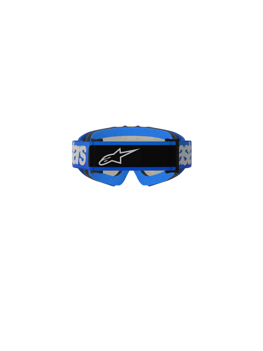 Alpinestars Youth Vision Goggle - Blaze - Blue - Blue Mirror Lens