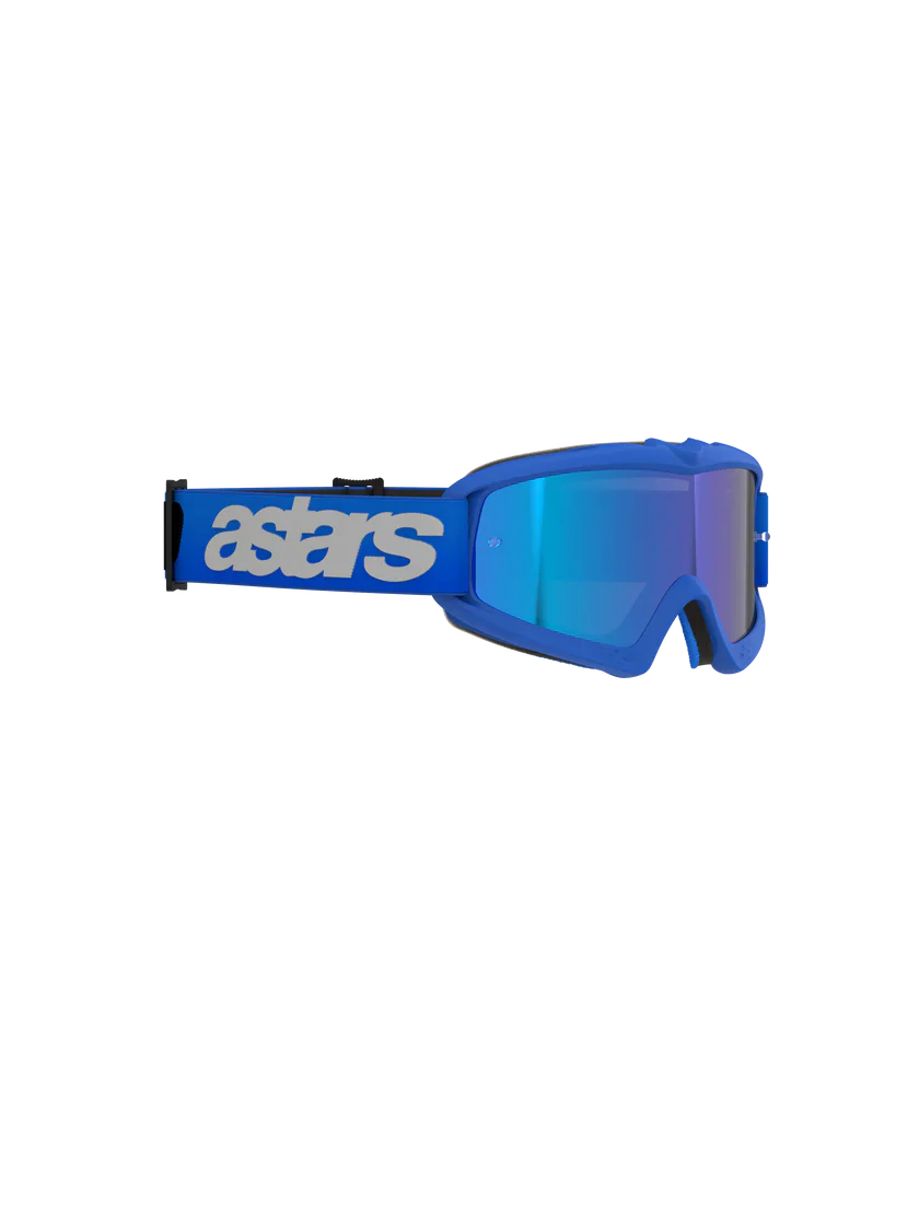 Alpinestars Youth Vision Goggle - Blaze - Blue - Blue Mirror Lens