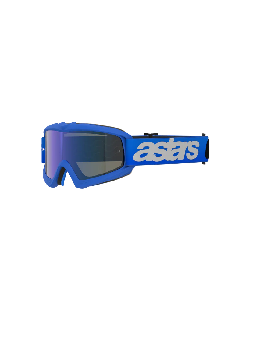 Alpinestars Youth Vision Goggle - Blaze - Blue - Blue Mirror Lens