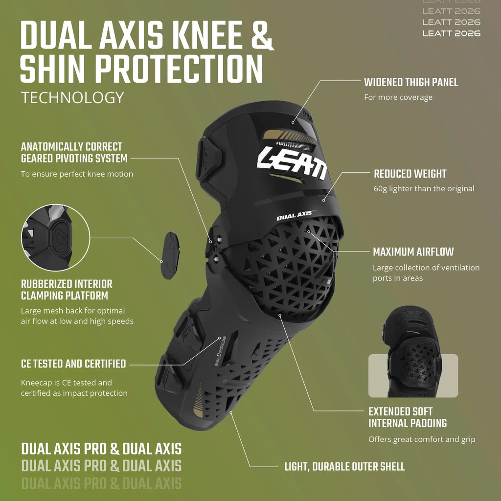 Leatt Knee & Shin Guard Dual Axis