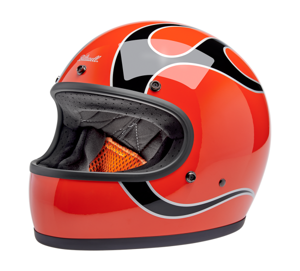 Biltwell Gringo Flames Helmet