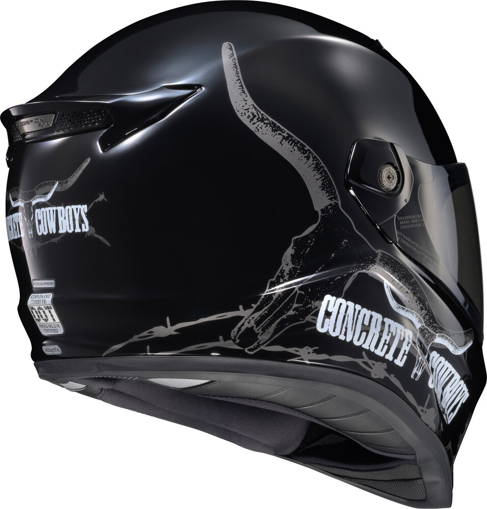 Scorpion Covert FX Concrete Cowboys Helmet