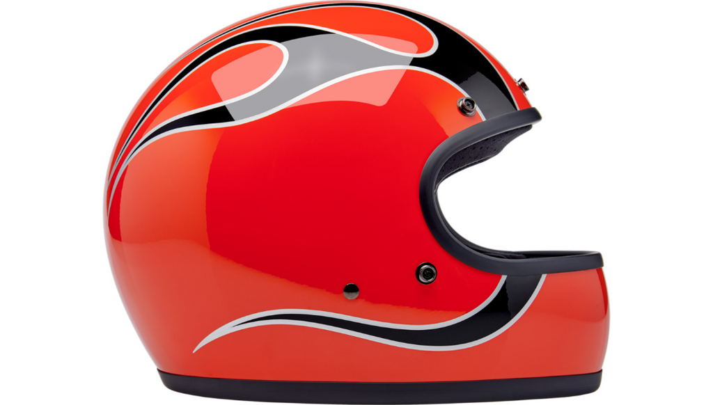 Biltwell Gringo Flames Helmet