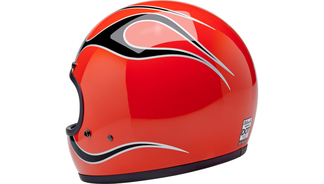 Biltwell Gringo Flames Helmet