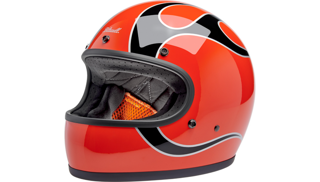 Biltwell Gringo Flames Helmet