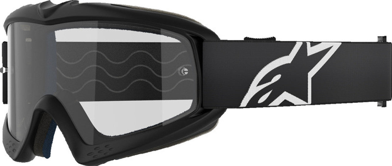 Alpinestars Youth Vision Goggle - Corp - Black - Clear Lens